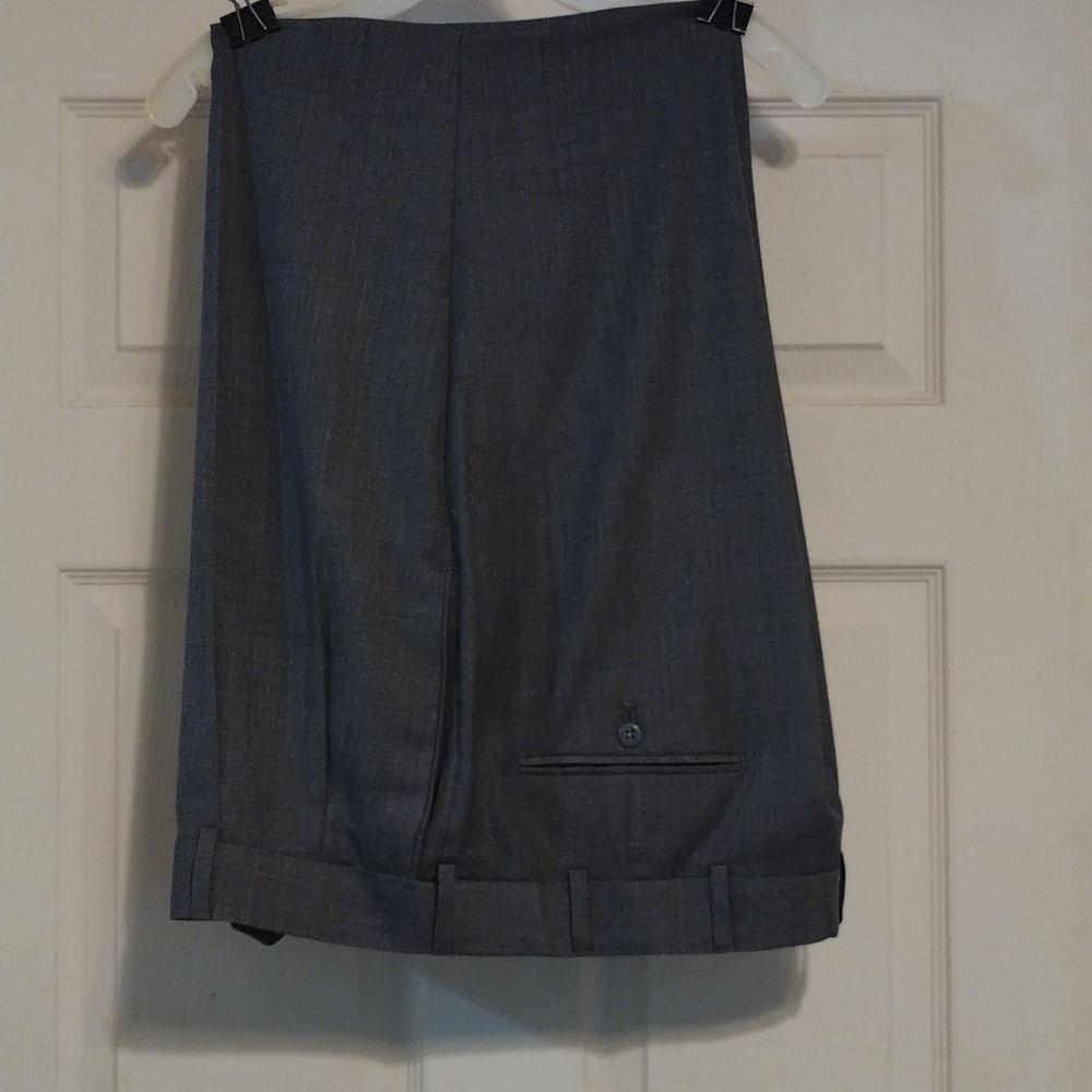 Stafford performance classic fit suit pants gray size 40x30